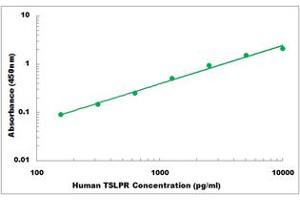 Representative Standard Curve (CRLF2 ELISA Kit)