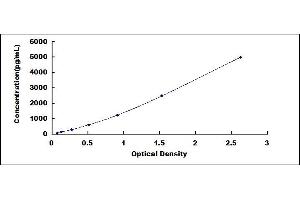 Typical standard curve (SLIT2 ELISA Kit)