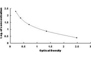 Typical standard curve (Intrinsic Factor ELISA Kit)