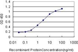 Detection limit for recombinant GST tagged ZW10 is approximately 0. (ZW10 antibody  (AA 1-100))