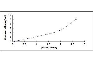 Typical standard curve (INPP4A ELISA Kit)
