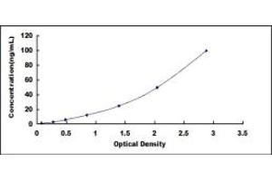 Typical standard curve (Prostaglandin E Synthase ELISA Kit)