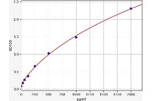 Typical standard curve (FLT3 ELISA Kit)