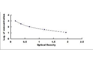 Typical standard curve (INHBB ELISA Kit)