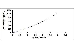 Typical standard curve (FGF23 ELISA Kit)