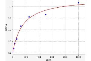 Typical standard curve (CCL6 ELISA Kit)
