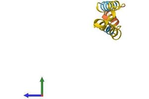 AlphaFold protein structure predicition of Human Recombinant ST20 Protein, UniprotID Q9HBF5