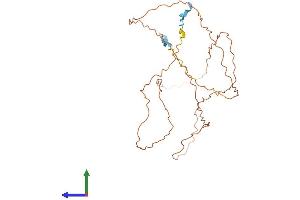 AlphaFold protein structure predicition of Human Recombinant LORICRIN Protein, UniprotID P23490 (LOR Protein (AA 1-312) (His tag))