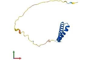 AlphaFold protein structure predicition of Human Recombinant CDK2AP1 Protein, UniprotID O14519 (CDK2AP1 Protein (AA 1-115) (His tag))