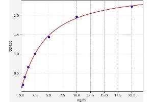 Typical standard curve (IGFBP7 ELISA Kit)
