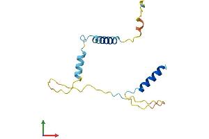 AlphaFold protein structure predicition of Human Recombinant RGCC Protein, UniprotID Q9H4X1