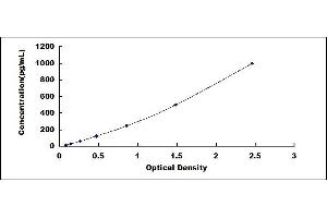 Typical standard curve (WIF1 ELISA Kit)