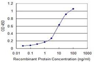 ELISA image for anti-DiGeorge Syndrome Critical Region Gene 8 (DGCR8) (AA 675-771) antibody (ABIN527086)