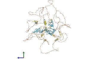 AlphaFold protein structure predicition of Human Recombinant ZNF827 Protein, UniprotID Q17R98 (ZNF827 Protein (AA 1-1081) (His tag))