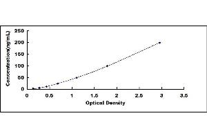 Typical standard curve (ITIH2 ELISA Kit)