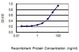 Detection limit for recombinant GST tagged TMEM179B is 0. (TMEM179B antibody  (AA 1-219))