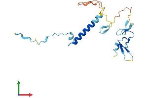 AlphaFold protein structure predicition of Human Recombinant SIVA1 Protein, UniprotID O15304 (SIVA1 Protein (AA 1-175) (His tag))