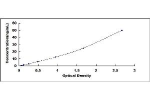 Typical standard curve (Neuroserpin ELISA Kit)