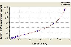 Typical Standard Curve (NRP2 ELISA Kit)