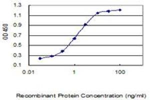 Detection limit for recombinant GST tagged TMEM176A is 0. (TMEM176A antibody  (AA 1-235))