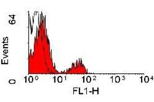 Flow Cytometry (FACS) image for anti-B-Cells antibody (FITC) (ABIN7490129) (B-Cells antibody (FITC))