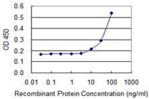 Detection limit for recombinant GST tagged NPR2 is 3 ng/ml as a capture antibody. (NPR2 antibody  (AA 131-230))