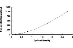 Typical standard curve (FGF3 ELISA Kit)