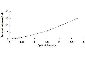 Typical standard curve (S100A7 ELISA Kit)