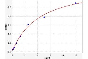 Typical standard curve (SLC6A3 ELISA Kit)