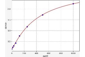 Typical standard curve (CD97 ELISA Kit)