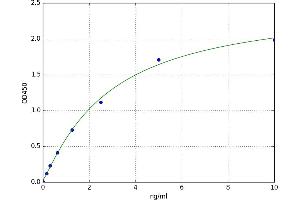 A typical standard curve