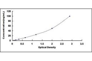 Typical standard curve (CYP2D6 ELISA Kit)