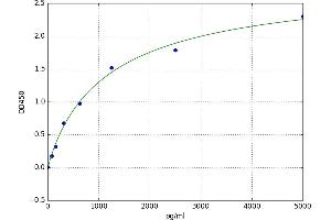 A typical standard curve