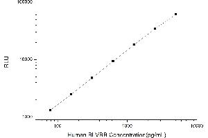 Typical standard curve (BLVRB CLIA Kit)