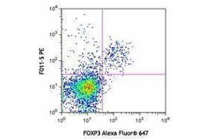 Flow Cytometry (FACS) image for anti-Leucine Rich Repeat Containing 32 (LRRC32) antibody (PE) (ABIN2662727) (LRRC32 antibody  (PE))