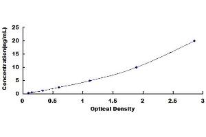 Typical standard curve (QPRT ELISA Kit)