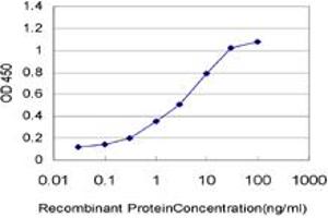 Detection limit for recombinant GST tagged SNAPC5 is approximately 0. (SNAPC5 antibody  (AA 1-68))