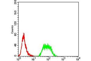 Flow Cytometry (FACS) image for anti-ARD1 Homolog, N-Acetyltransferase (ARD1A) (AA 111-235) antibody (ABIN5611234)