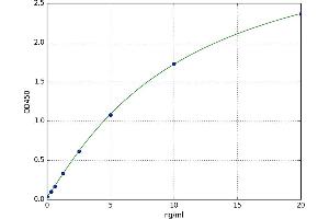 A typical standard curve