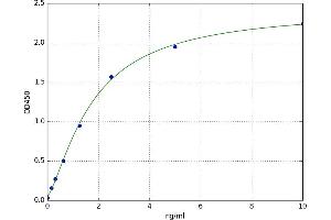 A typical standard curve