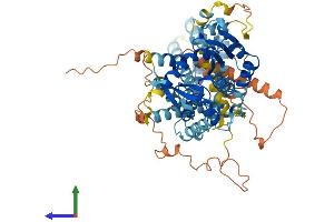 AlphaFold protein structure predicition of Mouse Recombinant Daglb Protein, UniprotID Q91WC9 (DAGLB Protein (AA 1-669) (His tag))