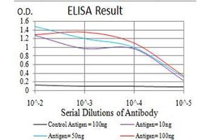 ELISA image for anti-PR Domain Containing 1, with ZNF Domain (PRDM1) (AA 690-825) antibody (ABIN5542359)