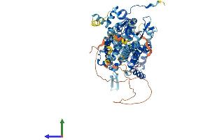 AlphaFold protein structure predicition of Mouse Recombinant Slc26a9 Protein, UniprotID Q8BU91 (Slc26a9 Protein (AA 1-790) (His tag))