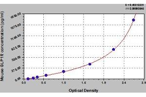 Typical Standard Curve (GLP1R ELISA Kit)