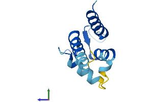 AlphaFold protein structure predicition of Human Recombinant S100P Protein, UniprotID P25815 (S100P Protein (AA 1-95) (His tag))