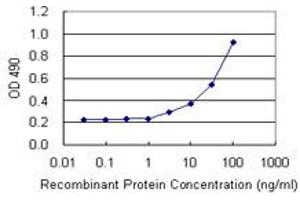 Sandwich ELISA detection sensitivity ranging from 3 ng/mL to 100 ng/mL. (HDAC3 (Human) Matched Antibody Pair)