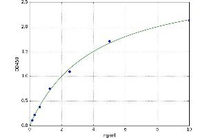 A typical standard curve