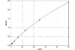 A typical standard curve