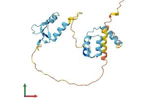 AlphaFold protein structure predicition of Human Recombinant SAP30 Protein, UniprotID O75446 (SAP30 Protein (AA 1-220) (His tag))
