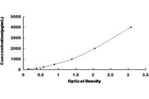 Typical standard curve (CD59 ELISA Kit)